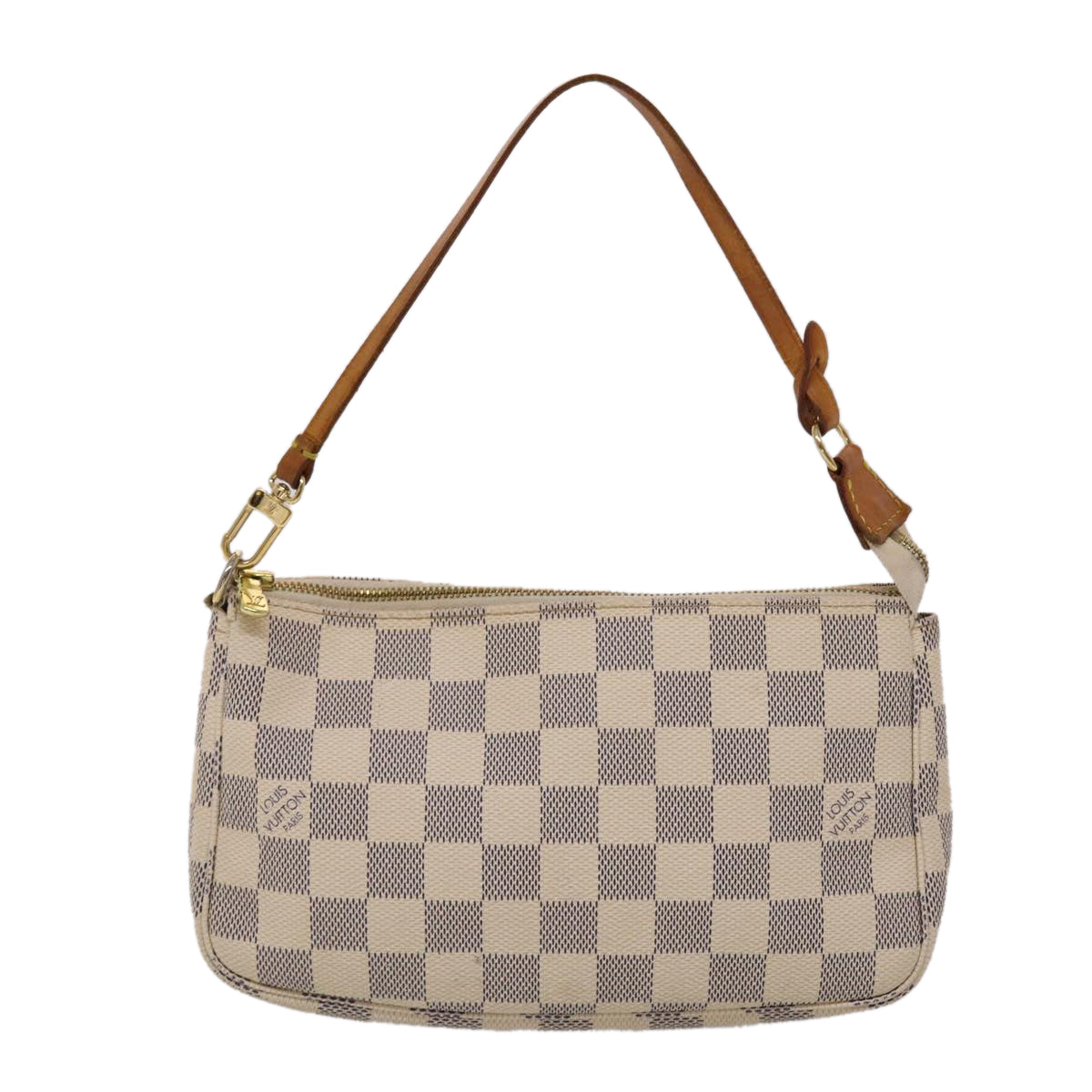 LOUIS VUITTON Damier Azur Pochette Accessoires Pouch N51986 LV 46653