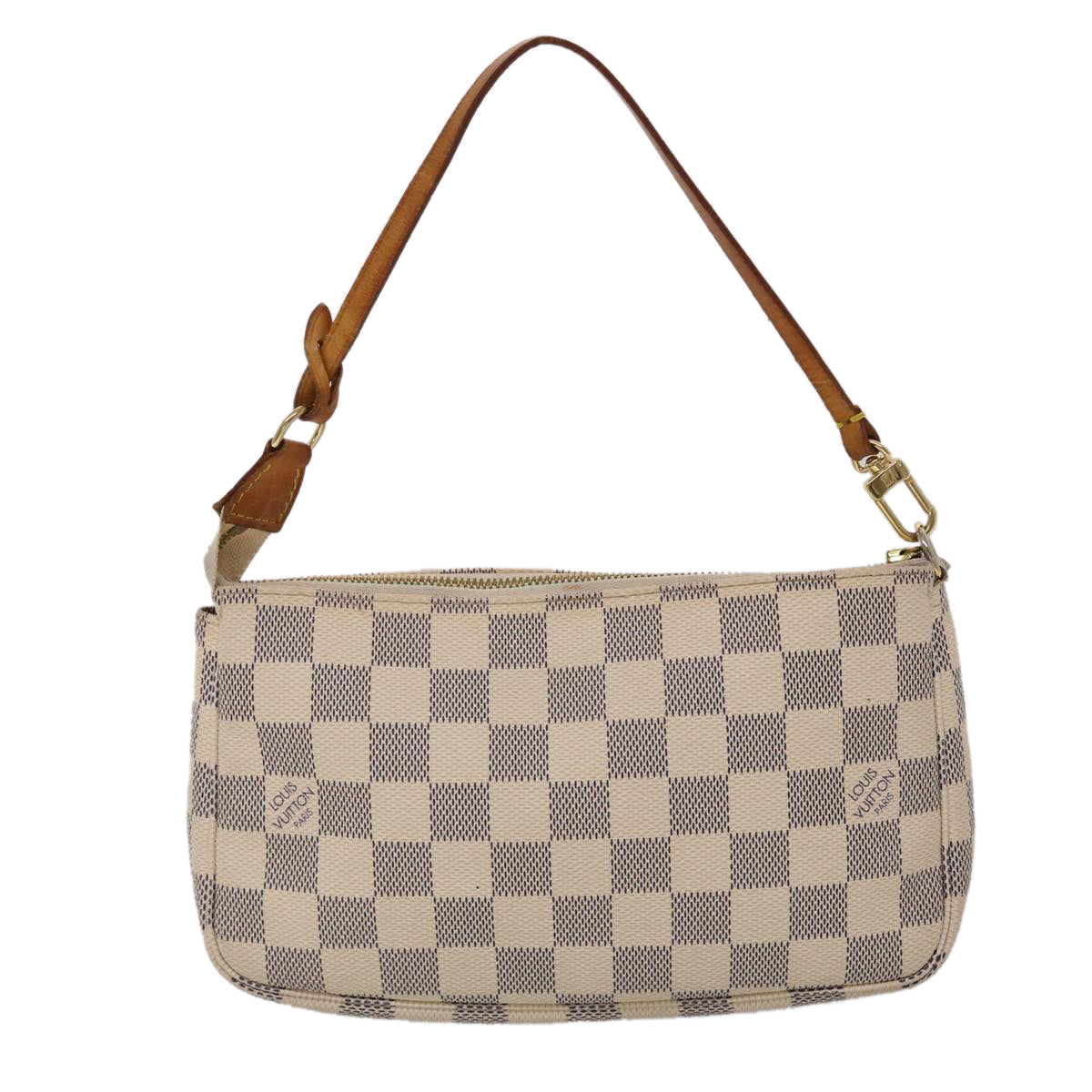 LOUIS VUITTON Damier Azur Pochette Accessoires Pouch N51986 LV 46653