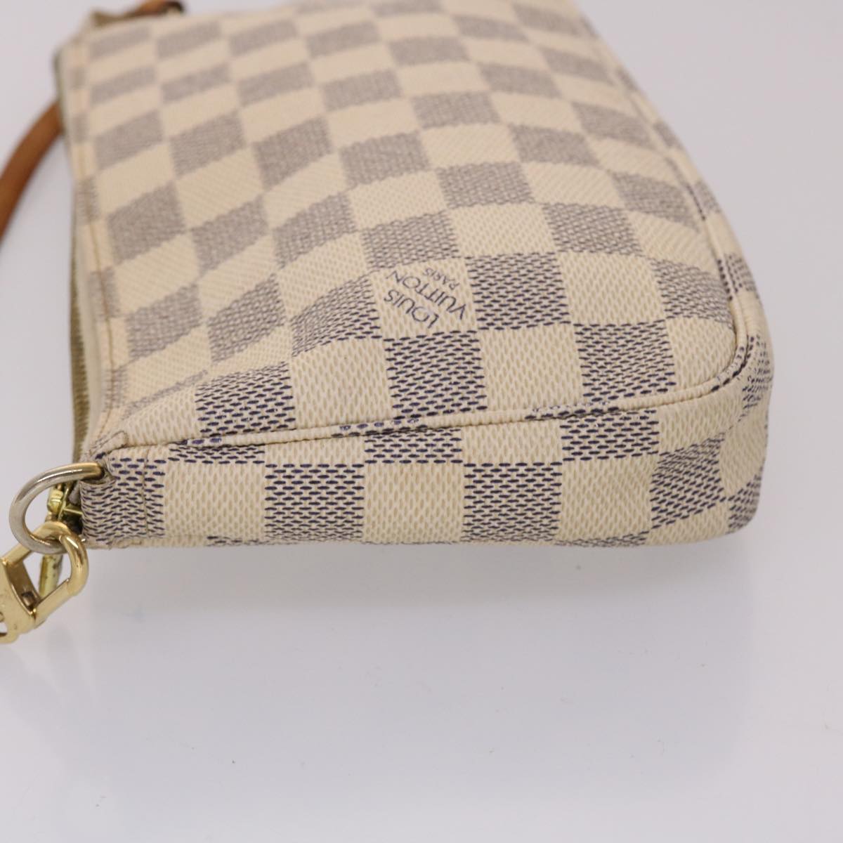 LOUIS VUITTON Damier Azur Pochette Accessoires Pouch N51986 LV 46653