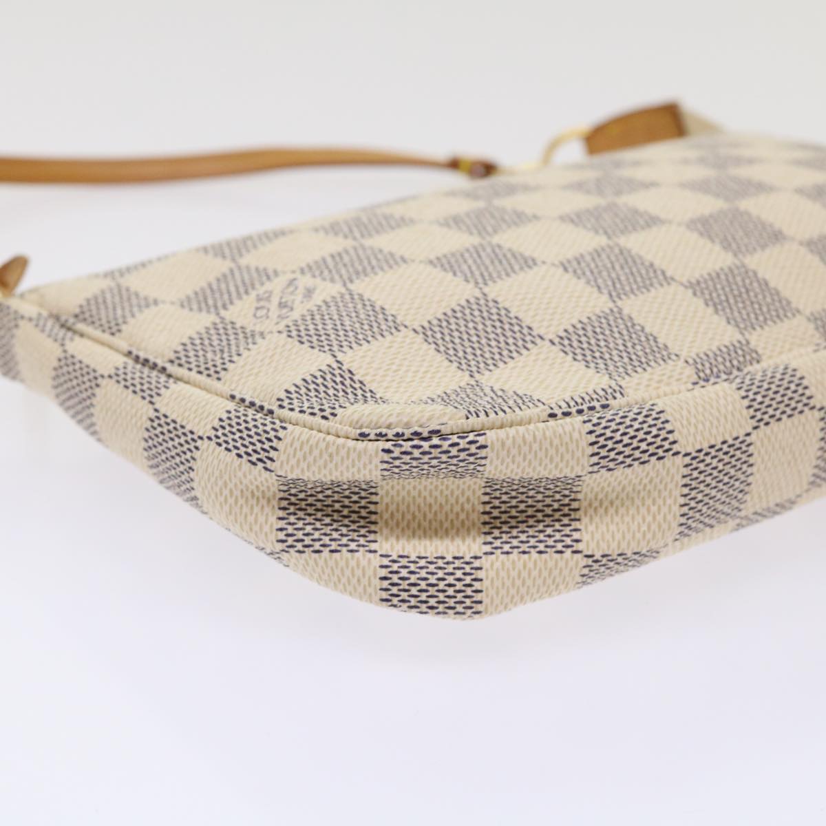 LOUIS VUITTON Damier Azur Pochette Accessoires Pouch N51986 LV 46654