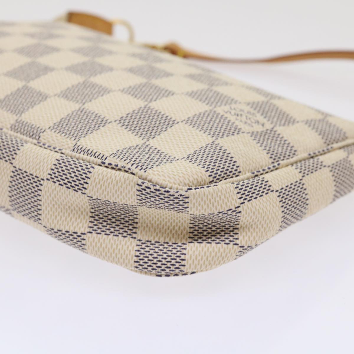 LOUIS VUITTON Damier Azur Pochette Accessoires Pouch N51986 LV 46654