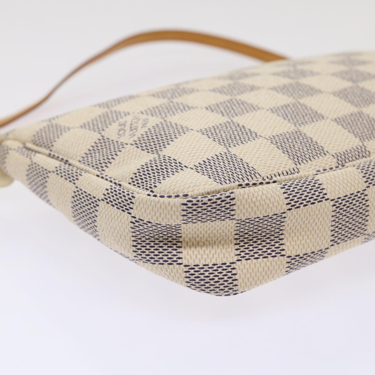LOUIS VUITTON Damier Azur Pochette Accessoires Pouch N51986 LV 46654