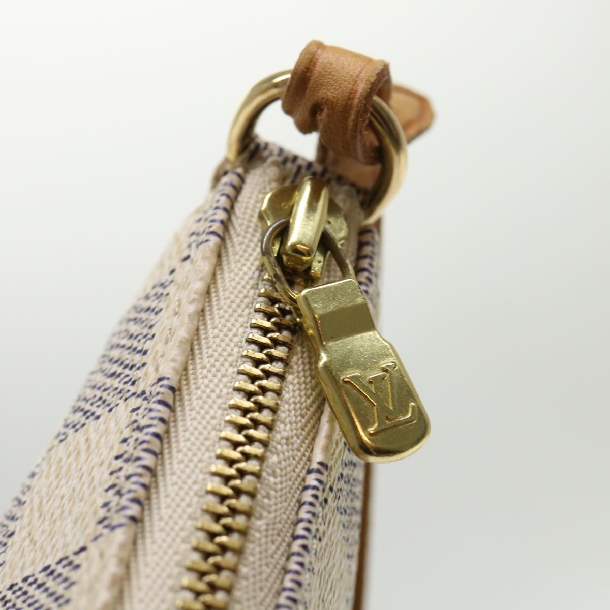 LOUIS VUITTON Damier Azur Pochette Accessoires Pouch N51986 LV 46654