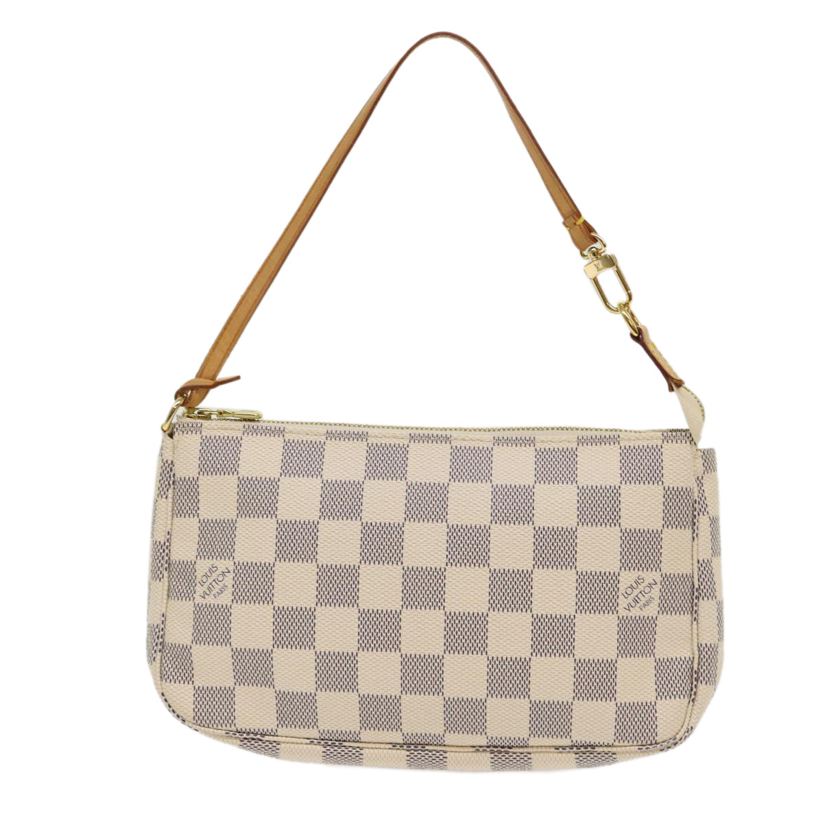 LOUIS VUITTON Damier Azur Pochette Accessoires Pouch N51986 LV 46654
