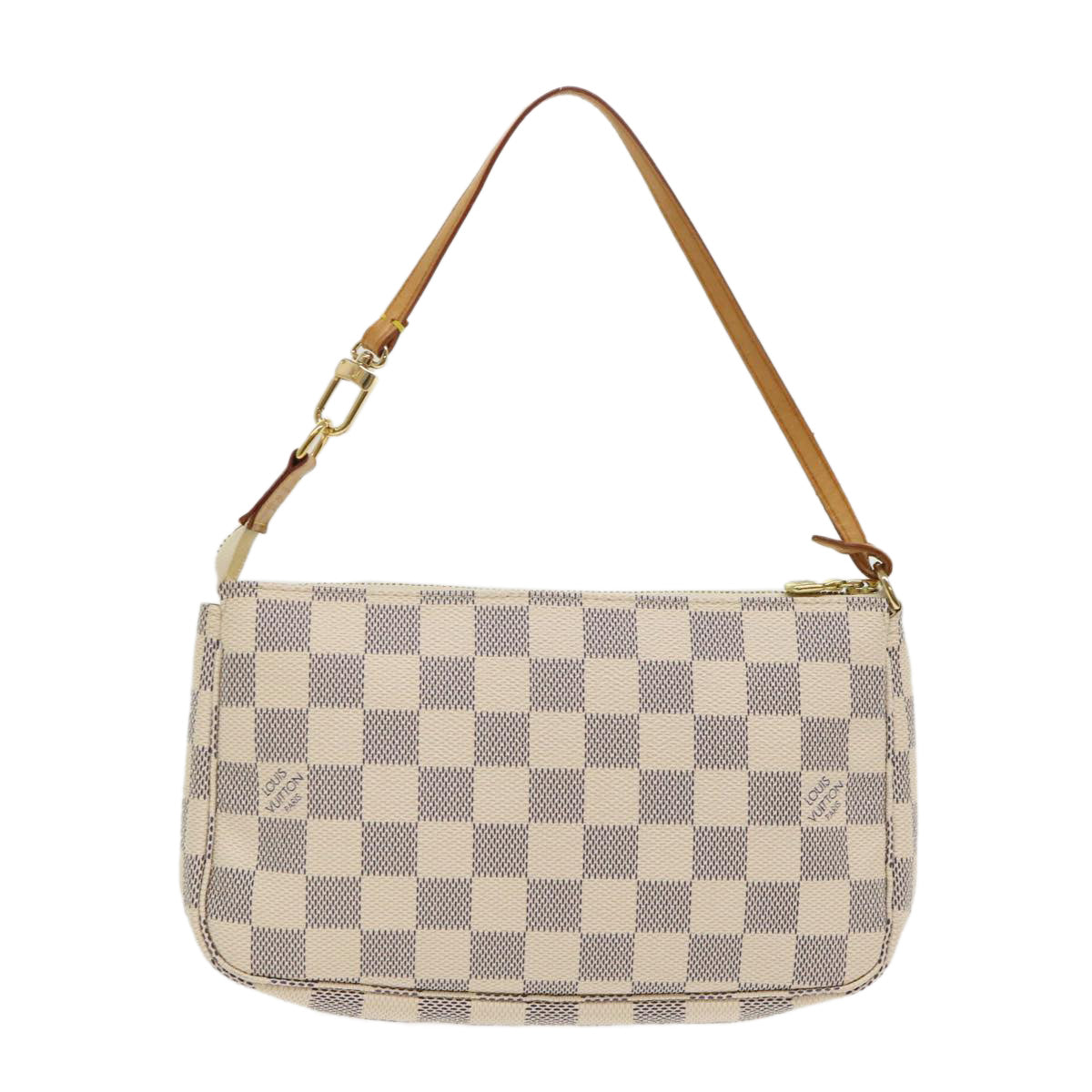LOUIS VUITTON Damier Azur Pochette Accessoires Pouch N51986 LV 46654