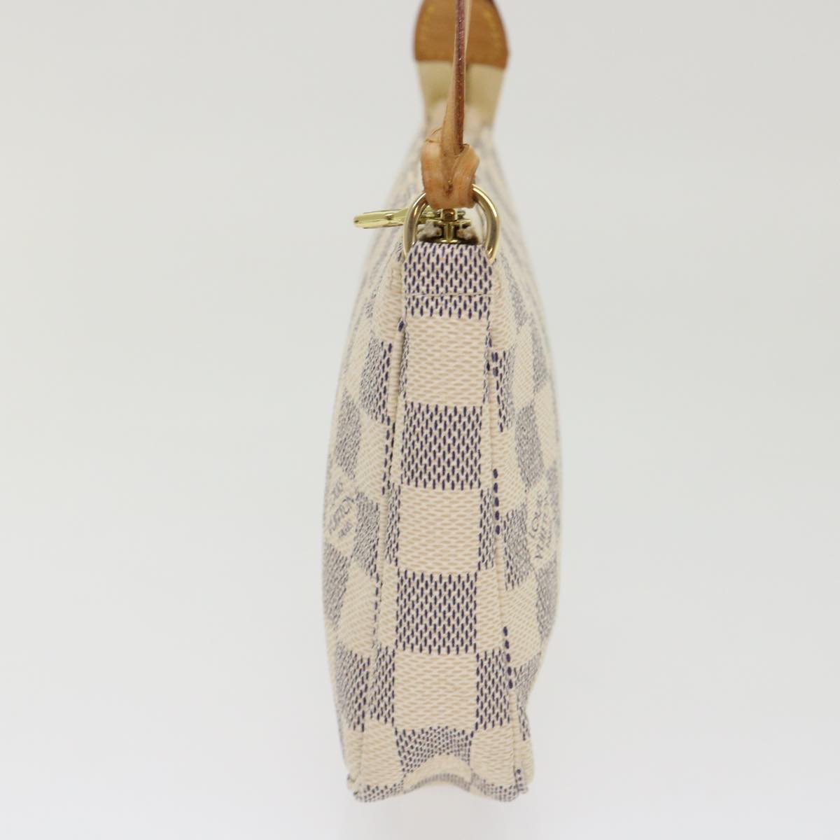 LOUIS VUITTON Damier Azur Pochette Accessoires Pouch N51986 LV 46654