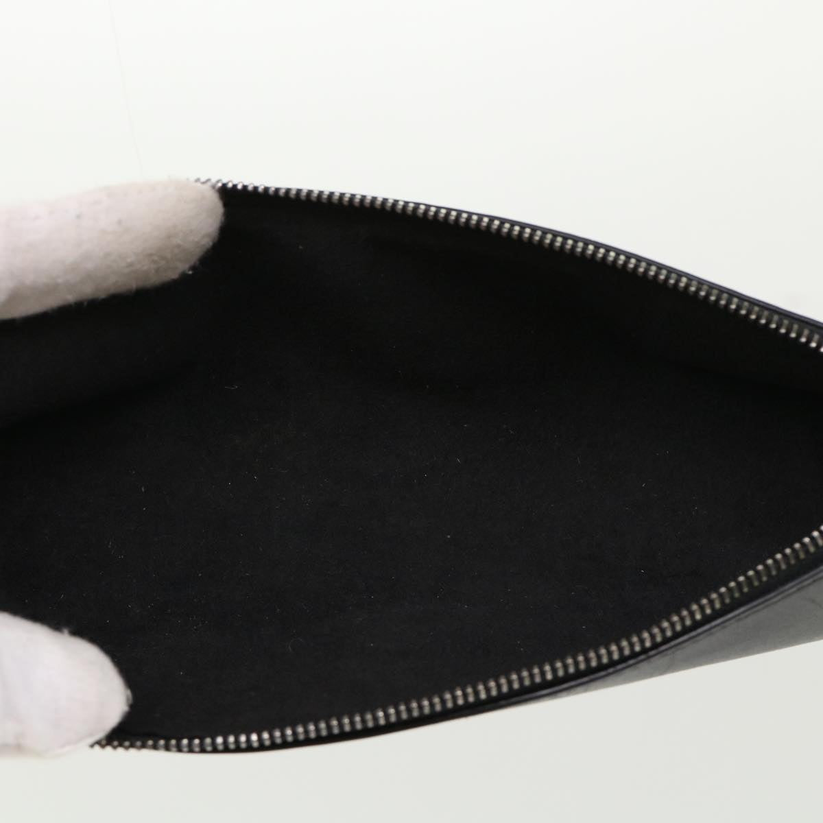 LOUIS VUITTON Monogram Eclipse Trousse Elizabeth Pouch GI0199 LV 46658