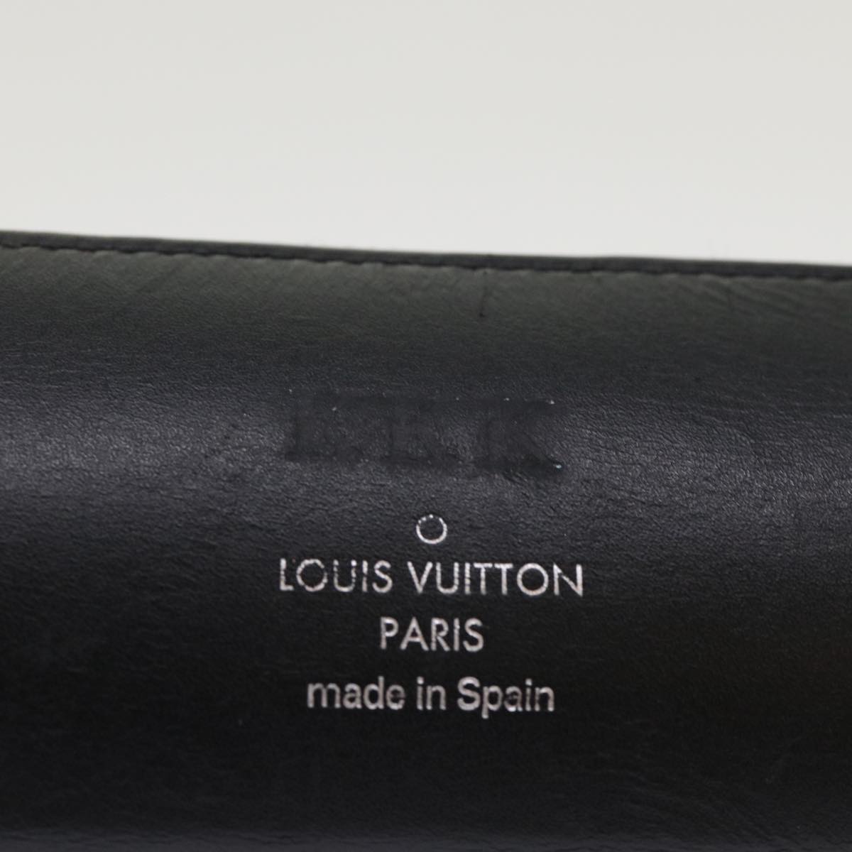 LOUIS VUITTON Monogram Eclipse Trousse Elizabeth Pouch GI0199 LV 46658