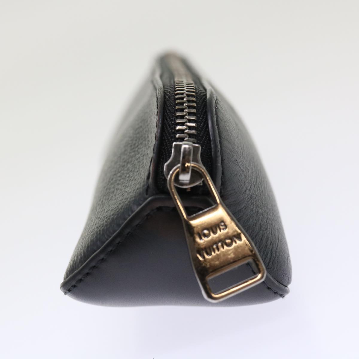 LOUIS VUITTON Monogram Eclipse Trousse Elizabeth Pouch GI0199 LV 46658