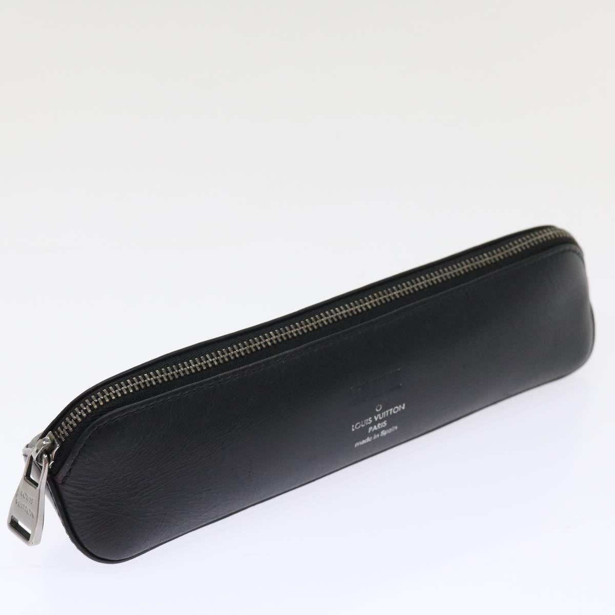 LOUIS VUITTON Monogram Eclipse Trousse Elizabeth Pouch GI0199 LV 46658