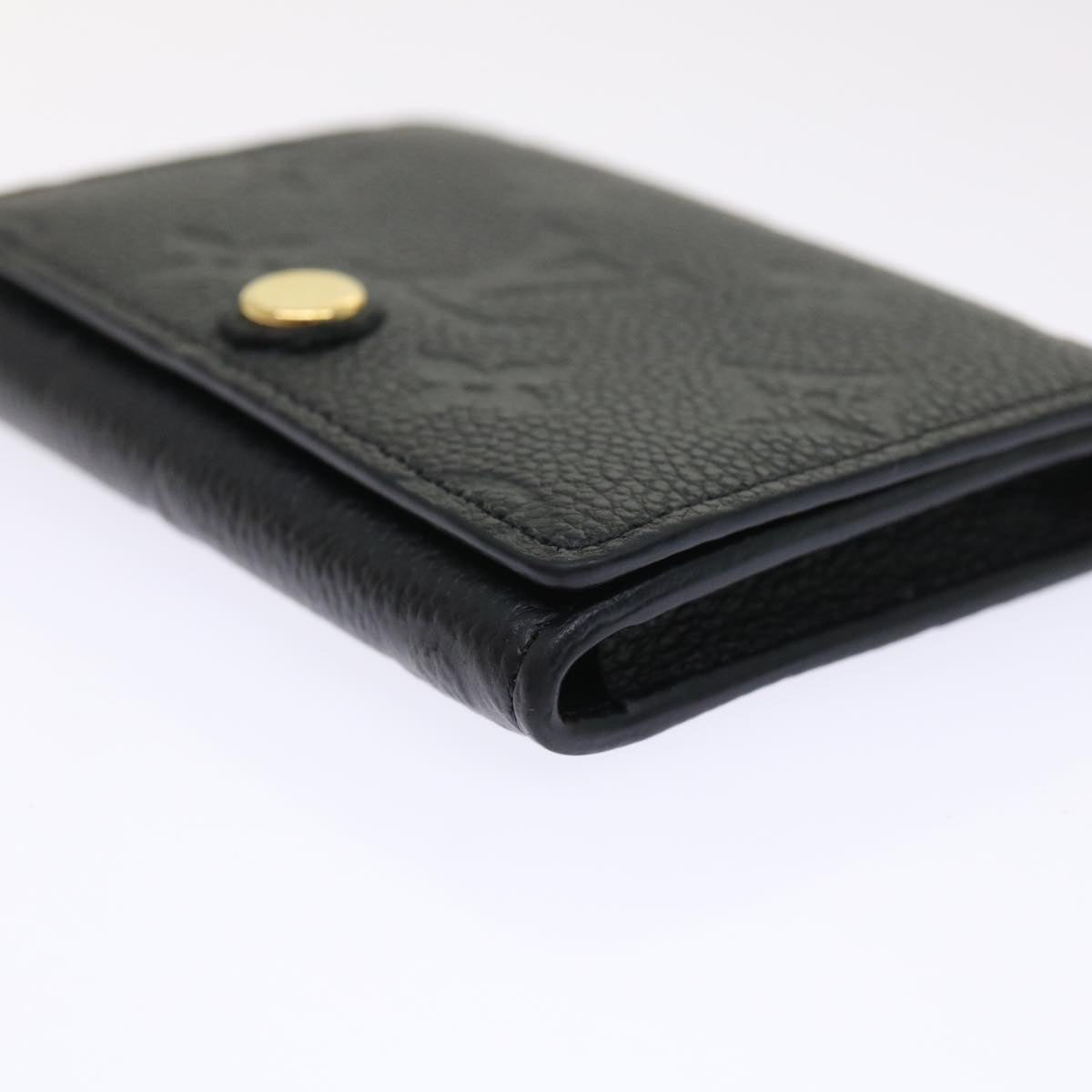 LOUIS VUITTON Empreinte Enveloppe Carte de Visite Case Black M58456 46659