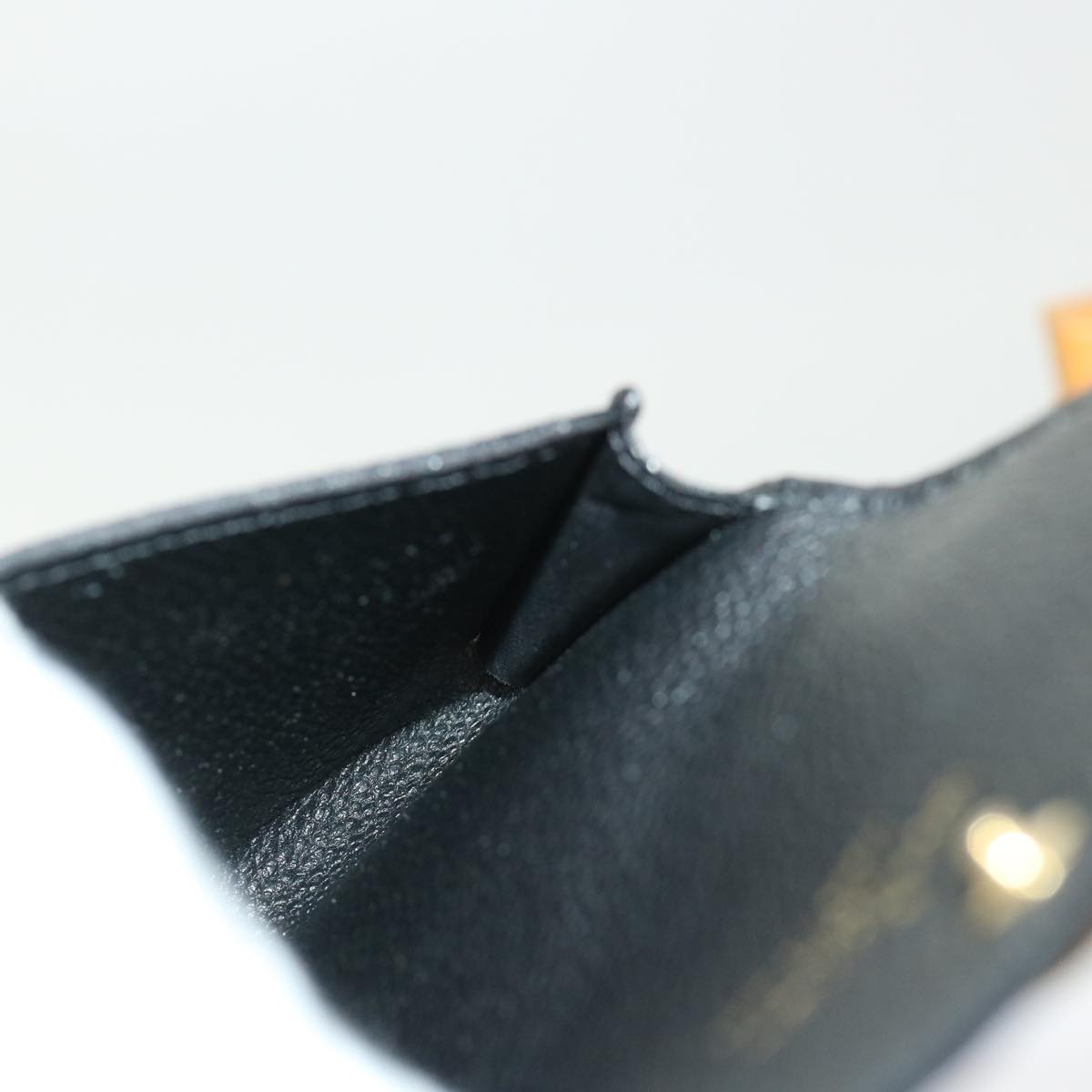 LOUIS VUITTON Empreinte Enveloppe Carte de Visite Case Black M58456 46659