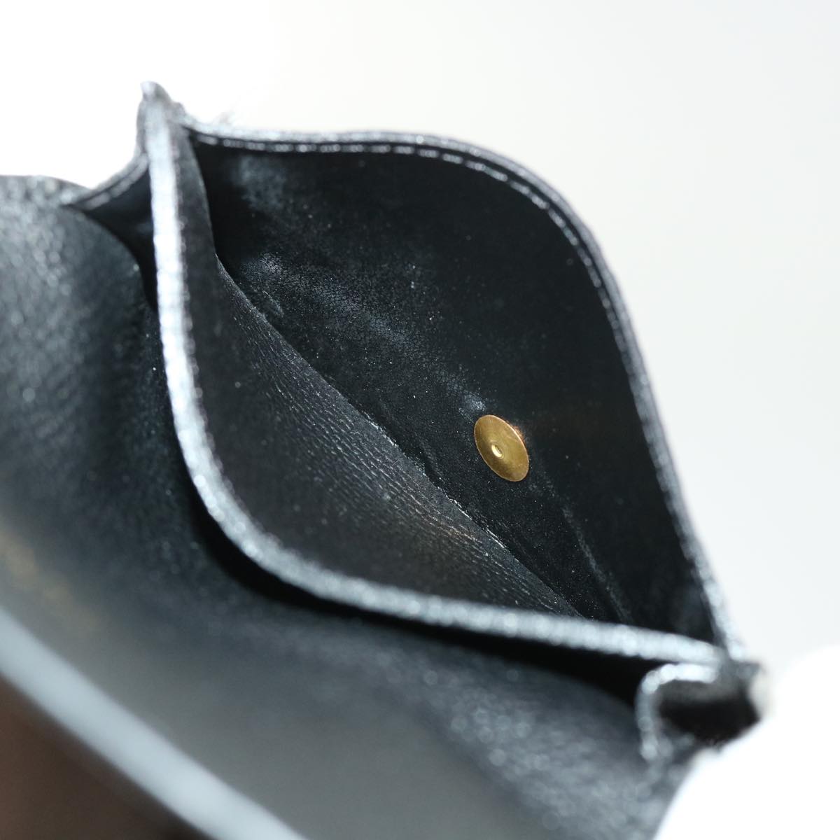 LOUIS VUITTON Empreinte Enveloppe Carte de Visite Case Black M58456 46659