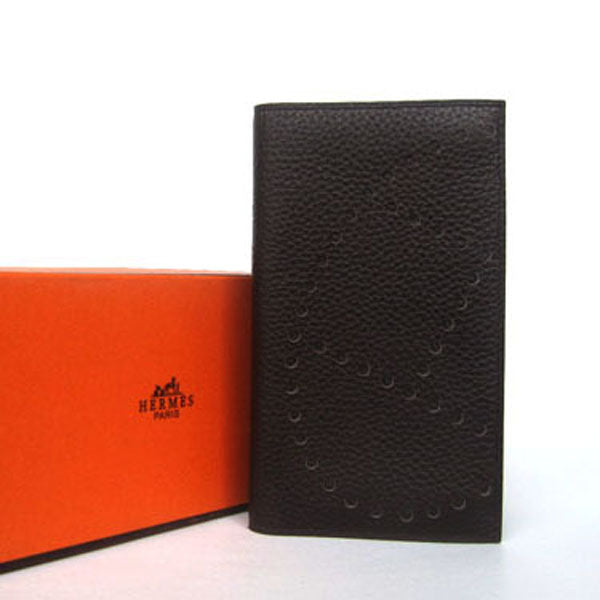 Luxury Hermes Wallet H2007 Ladies Cow Leather Coffee