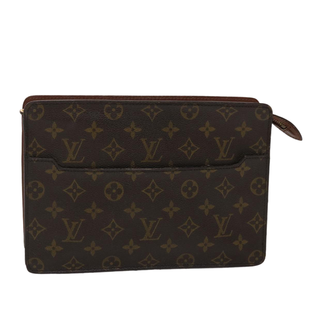 LOUIS VUITTON Monogram Pochette Homme Clutch Bag M51795 LV 46701