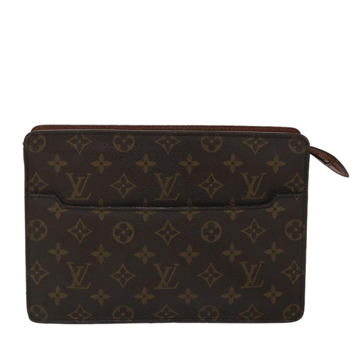 LOUIS VUITTON Monogram Pochette Homme Clutch Bag M51795 LV 46701
