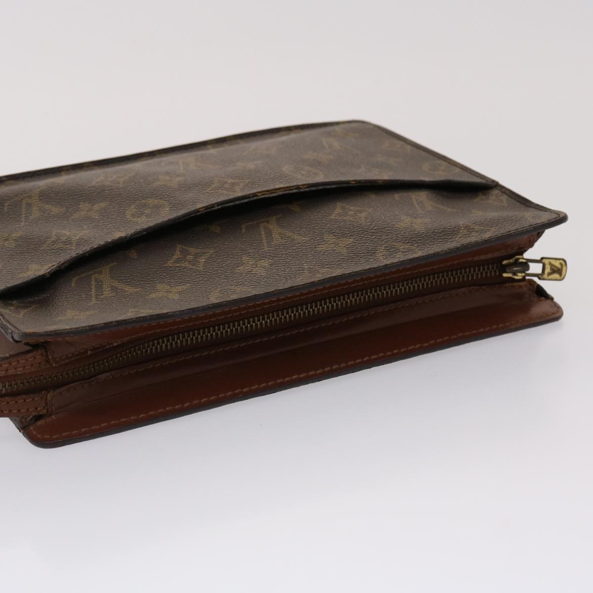 LOUIS VUITTON Monogram Pochette Homme Clutch Bag M51795 LV 46701