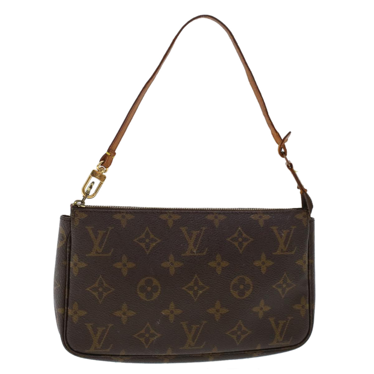 LOUIS VUITTON Monogram Pochette Accessoires Pouch M51980 LV 46704