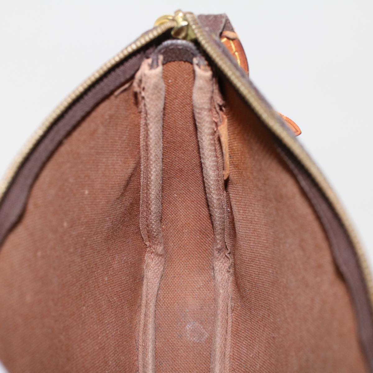 LOUIS VUITTON Monogram Pochette Accessoires Pouch M51980 LV 46704