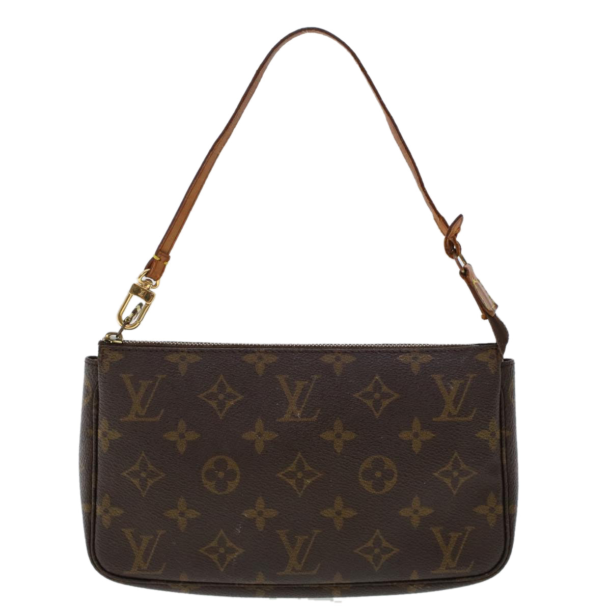 LOUIS VUITTON Monogram Pochette Accessoires Pouch M51980 LV 46704