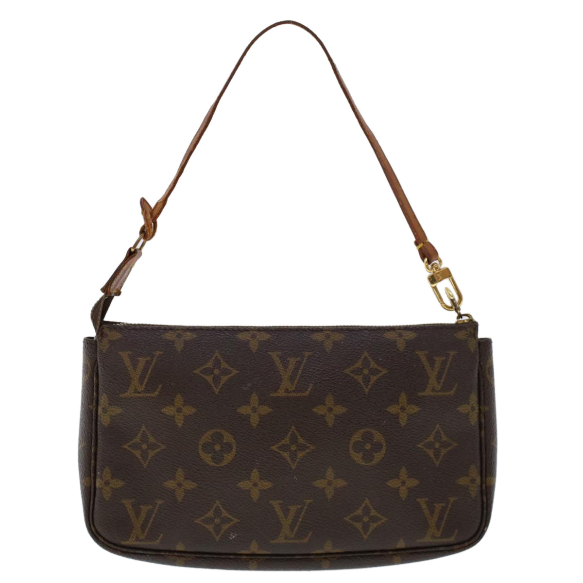 LOUIS VUITTON Monogram Pochette Accessoires Pouch M51980 LV 46704
