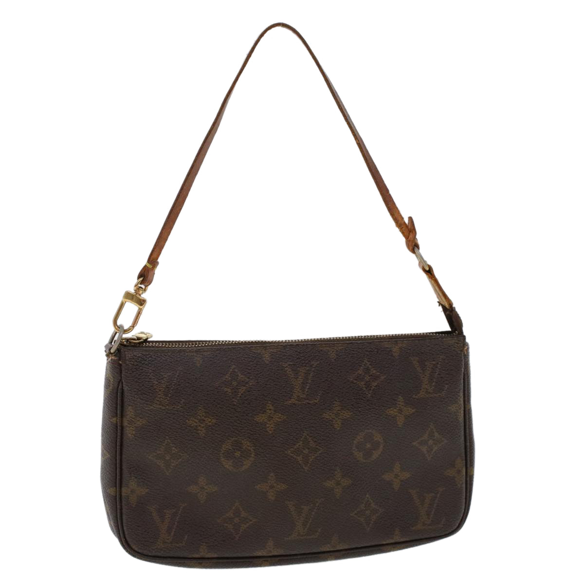 LOUIS VUITTON Monogram Pochette Accessoires Pouch M51980 LV 46705