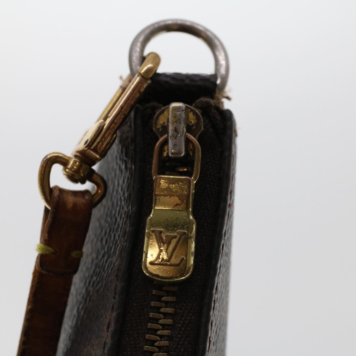 LOUIS VUITTON Monogram Pochette Accessoires Pouch M51980 LV 46705