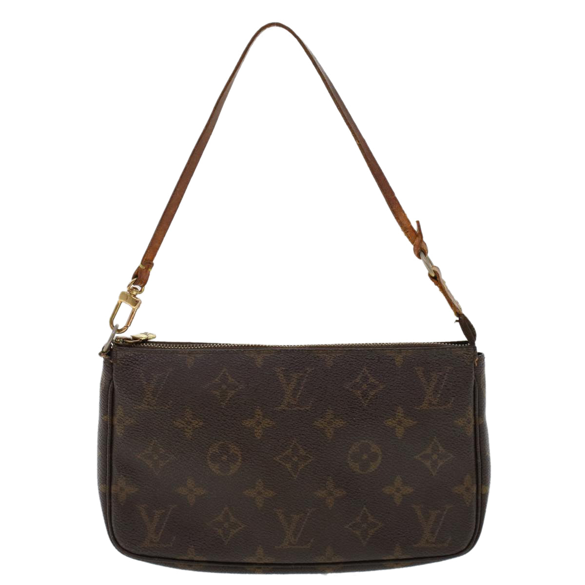 LOUIS VUITTON Monogram Pochette Accessoires Pouch M51980 LV 46705