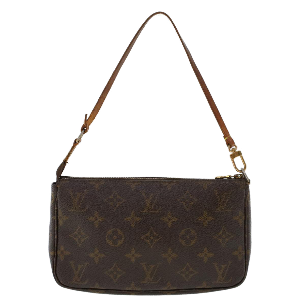 LOUIS VUITTON Monogram Pochette Accessoires Pouch M51980 LV 46705