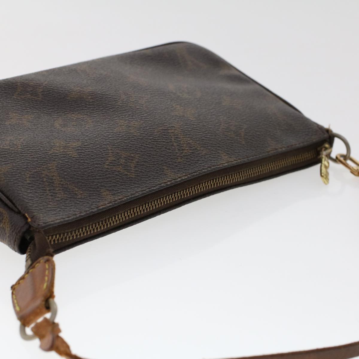 LOUIS VUITTON Monogram Pochette Accessoires Pouch M51980 LV 46705