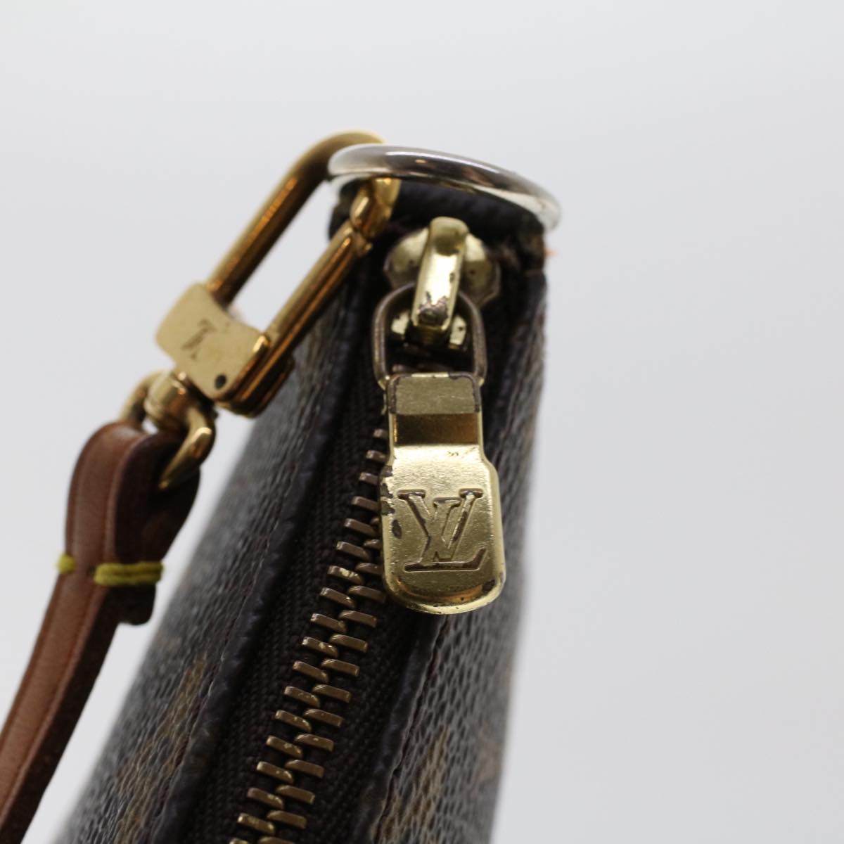LOUIS VUITTON Monogram Pochette Accessoires Pouch M51980 LV 46706