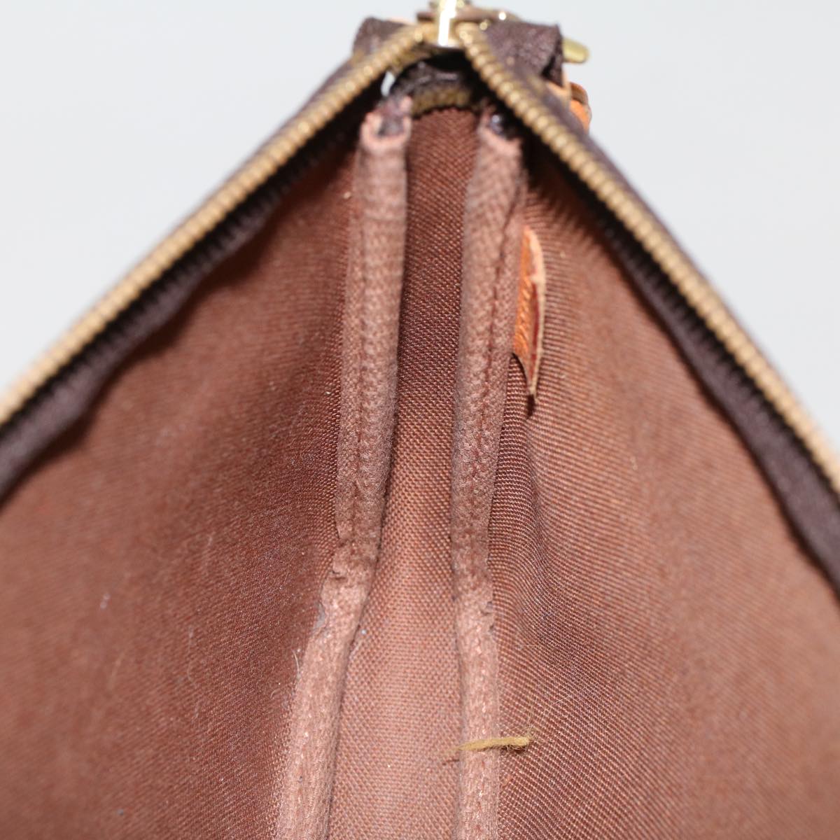 LOUIS VUITTON Monogram Pochette Accessoires Pouch M51980 LV 46706
