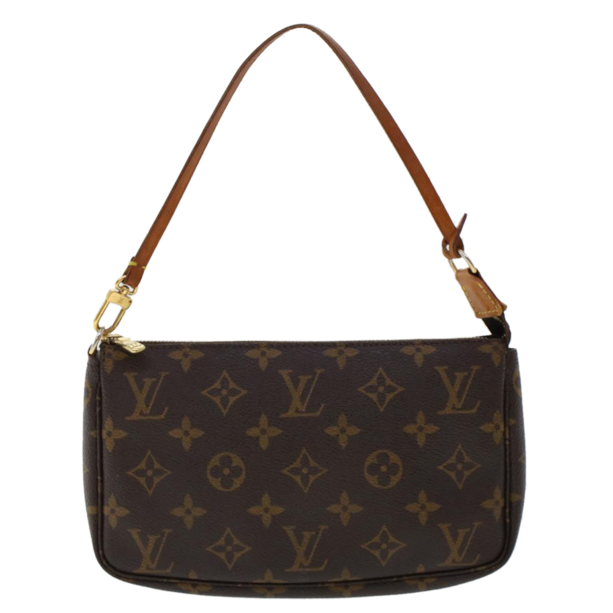 LOUIS VUITTON Monogram Pochette Accessoires Pouch M51980 LV 46706