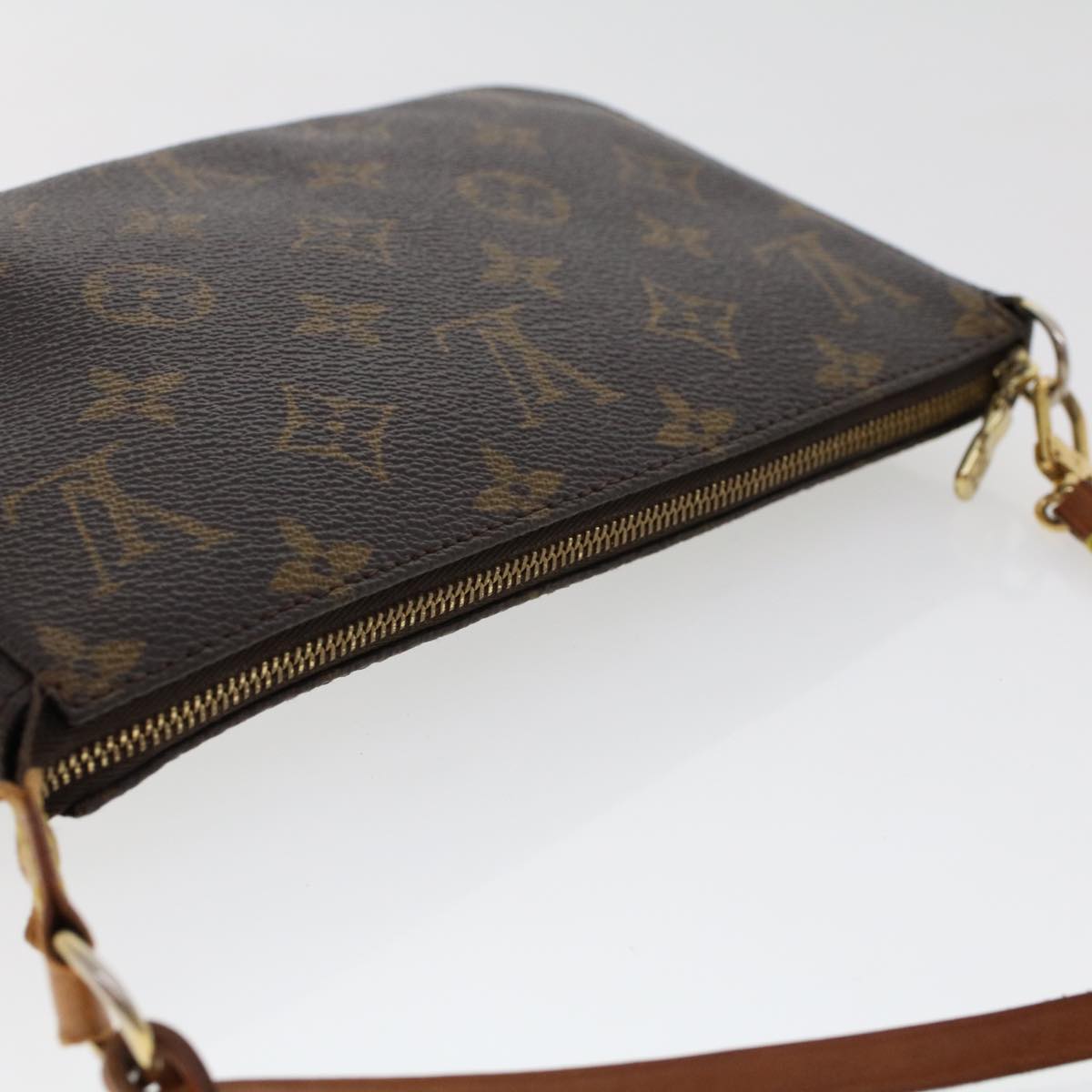 LOUIS VUITTON Monogram Pochette Accessoires Pouch M51980 LV 46706