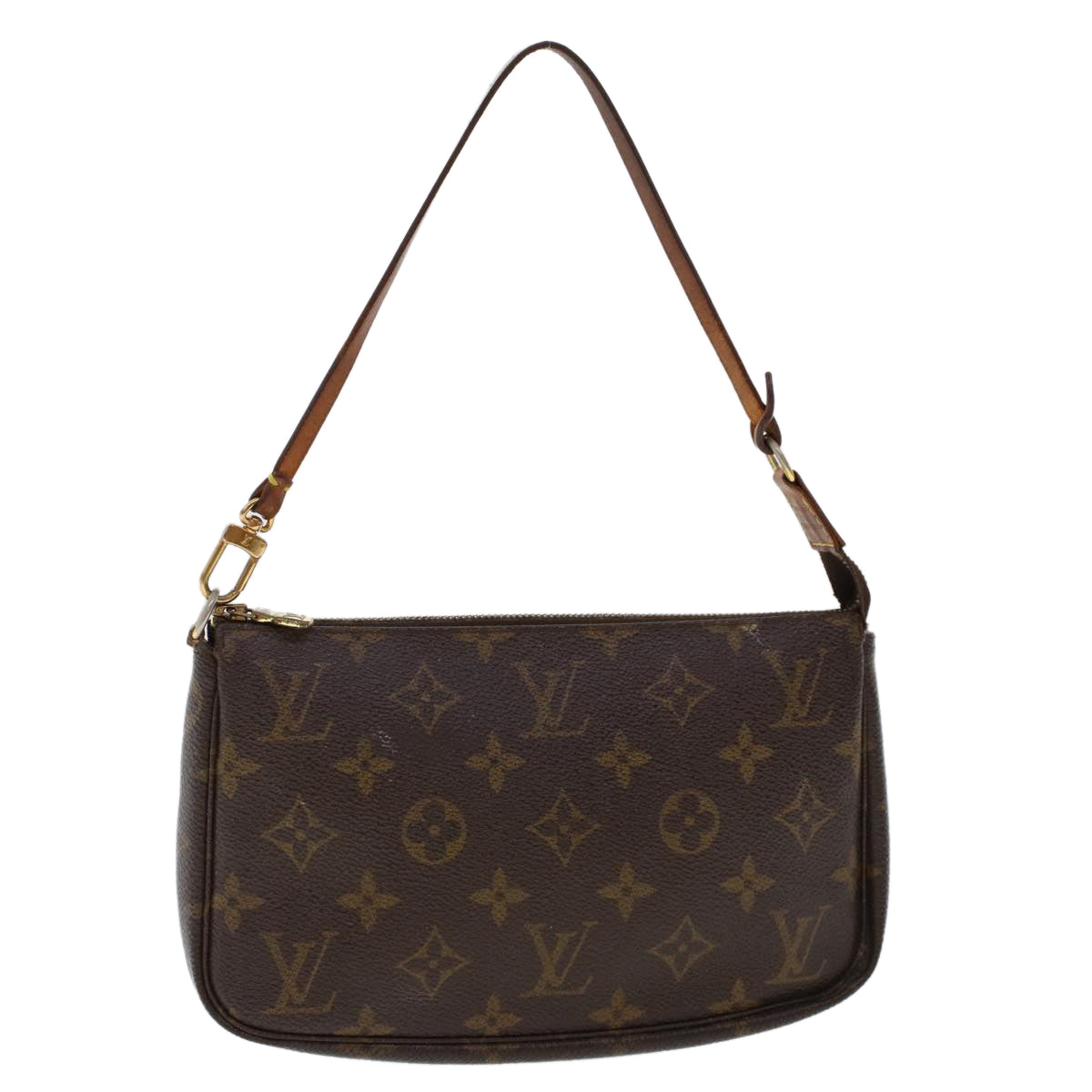 LOUIS VUITTON Monogram Pochette Accessoires Pouch M51980 LV 46707