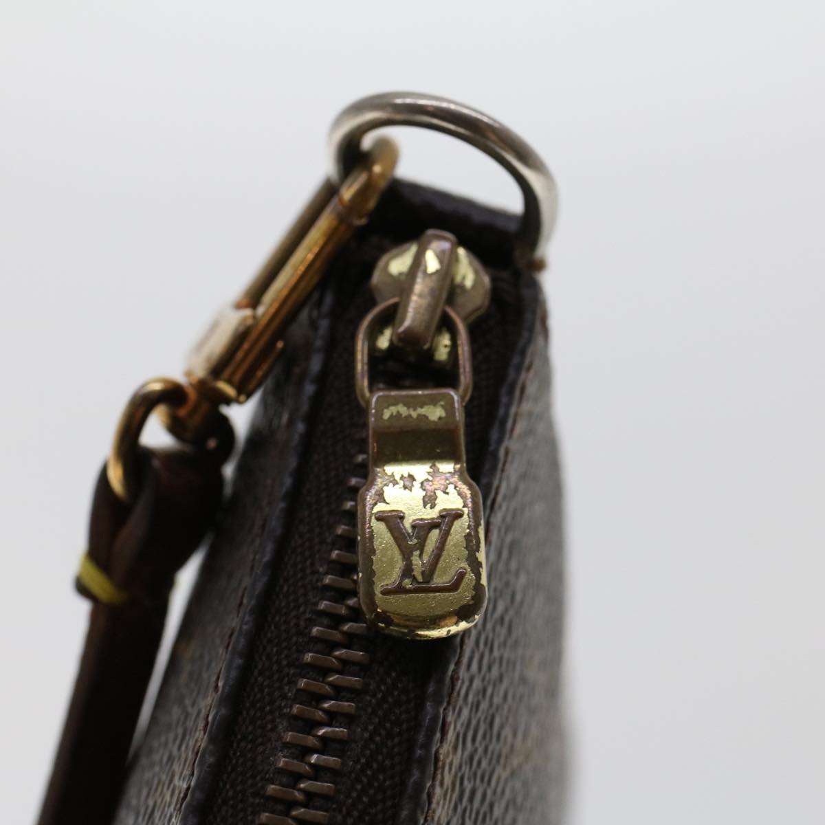 LOUIS VUITTON Monogram Pochette Accessoires Pouch M51980 LV 46707