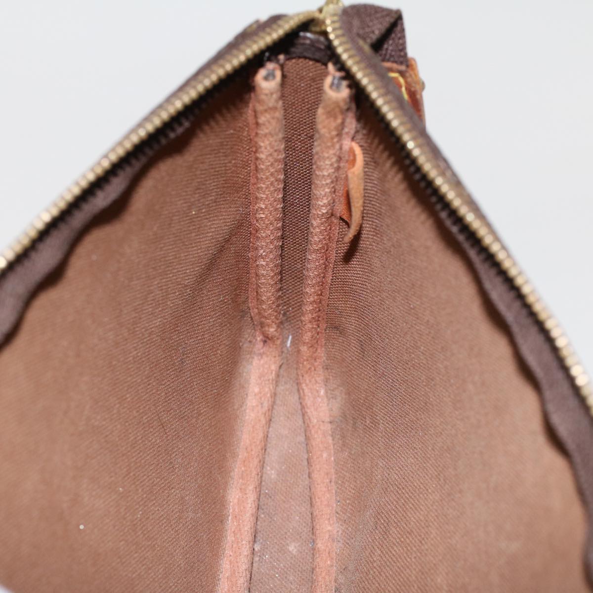 LOUIS VUITTON Monogram Pochette Accessoires Pouch M51980 LV 46707