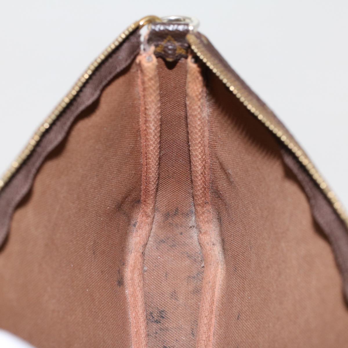 LOUIS VUITTON Monogram Pochette Accessoires Pouch M51980 LV 46707