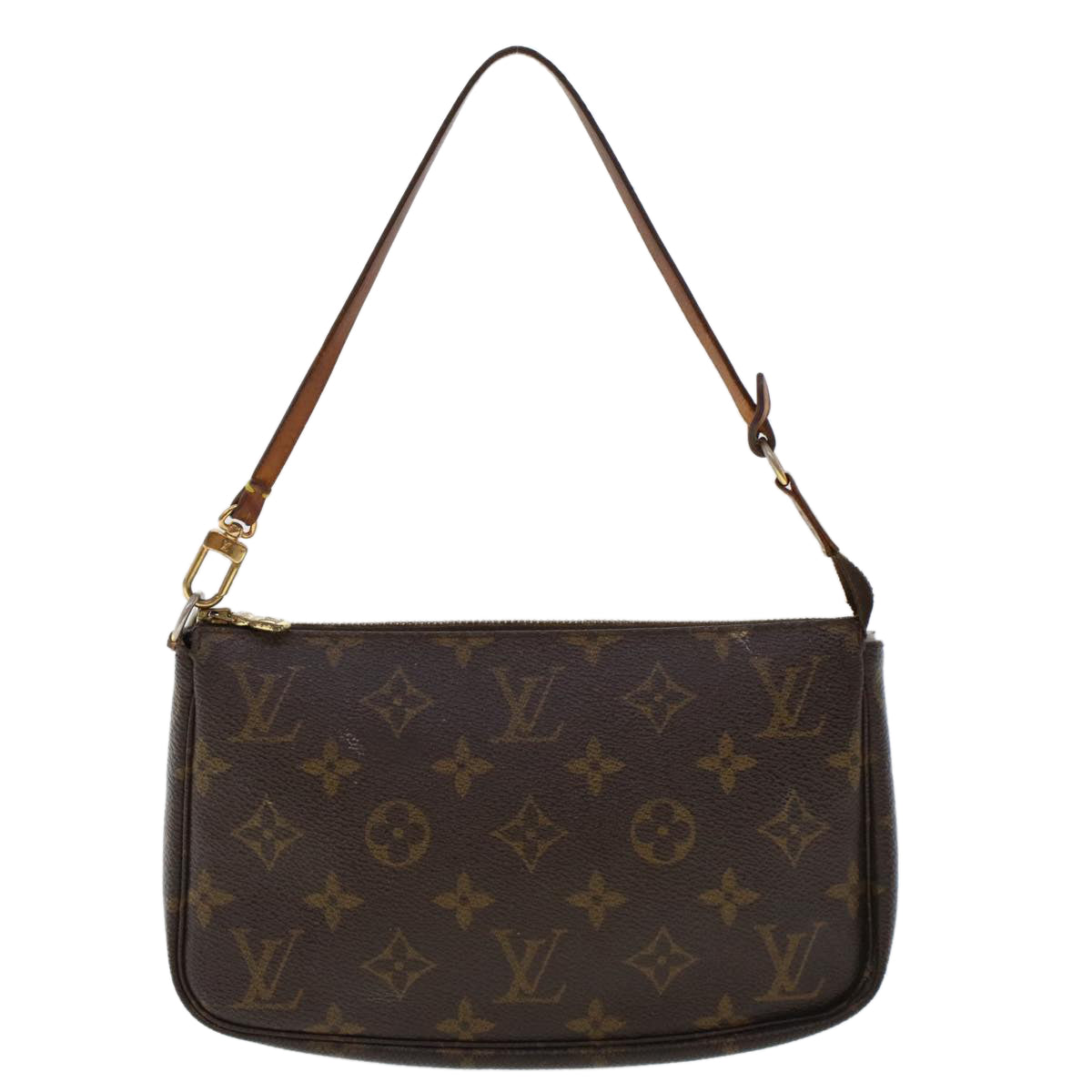 LOUIS VUITTON Monogram Pochette Accessoires Pouch M51980 LV 46707