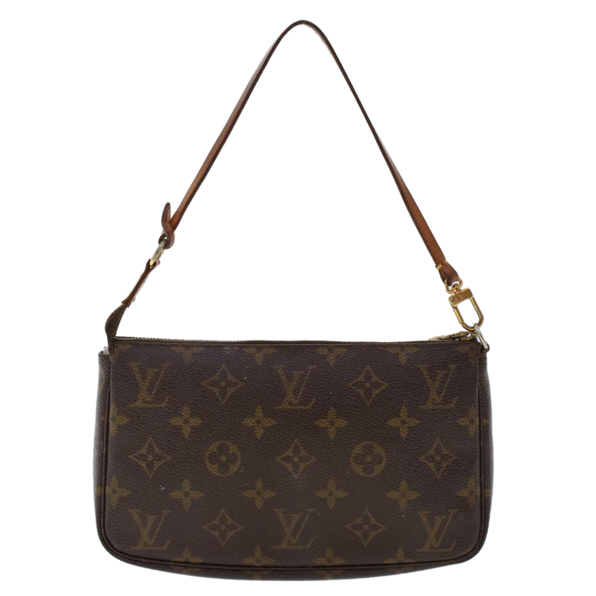 LOUIS VUITTON Monogram Pochette Accessoires Pouch M51980 LV 46707