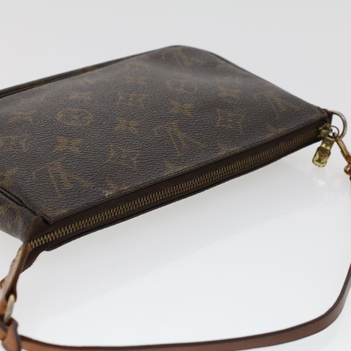 LOUIS VUITTON Monogram Pochette Accessoires Pouch M51980 LV 46707