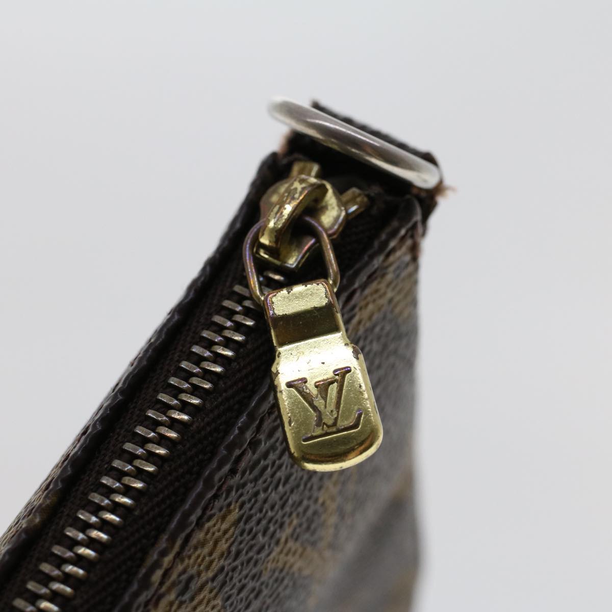 LOUIS VUITTON Monogram Pochette Accessoires Pouch M51980 LV 46709