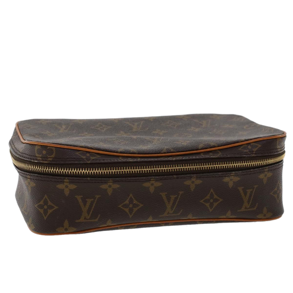 LOUIS VUITTON Monogram Trousse Boite Cosmetic Pouch M47640 LV 46715
