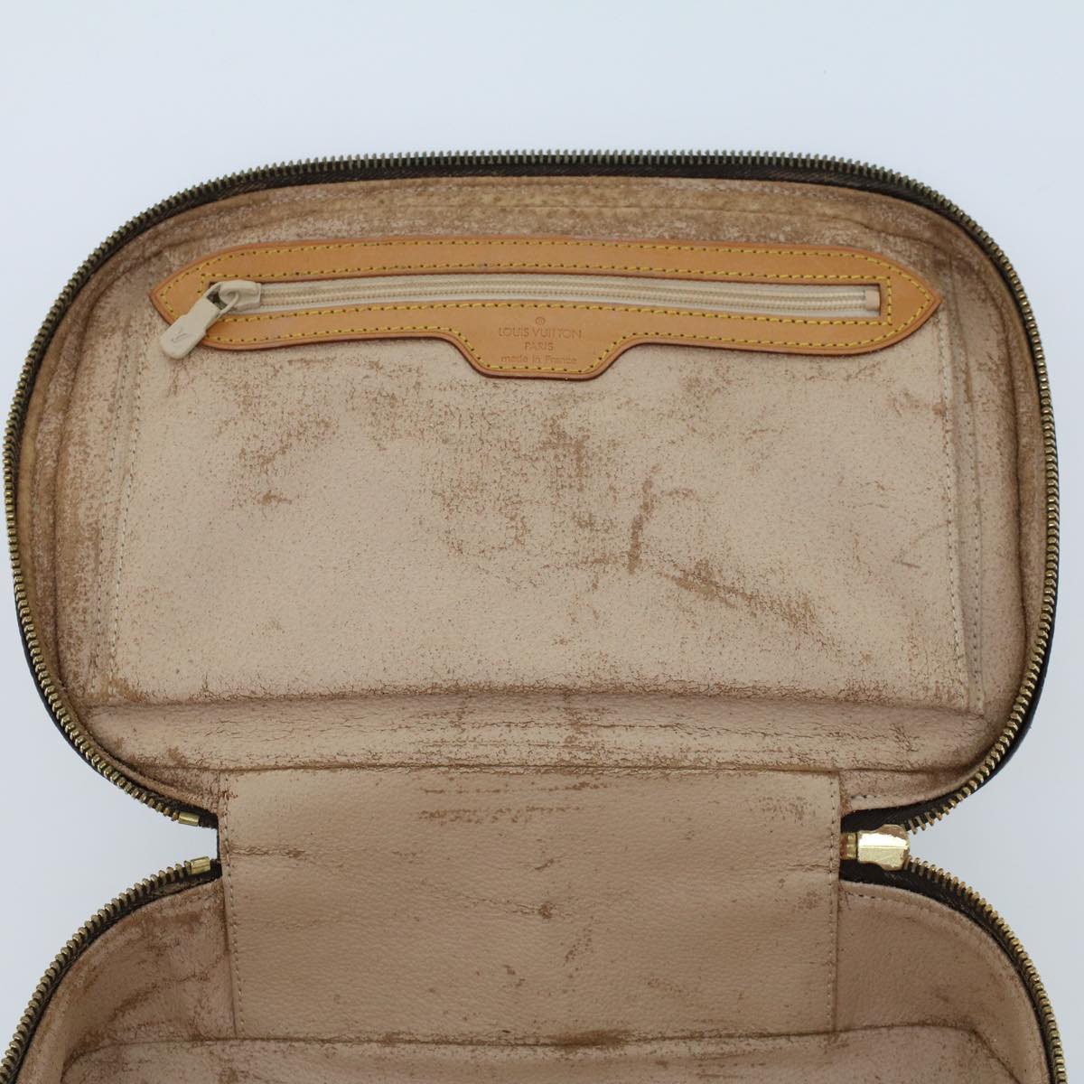LOUIS VUITTON Monogram Trousse Boite Cosmetic Pouch M47640 LV 46715