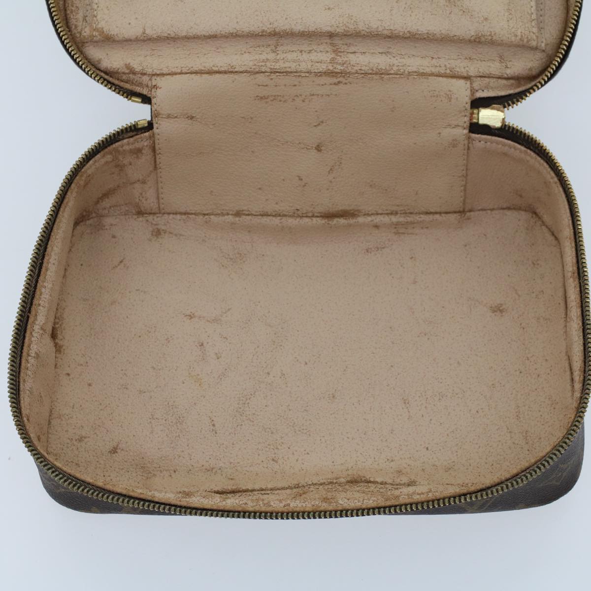 LOUIS VUITTON Monogram Trousse Boite Cosmetic Pouch M47640 LV 46715