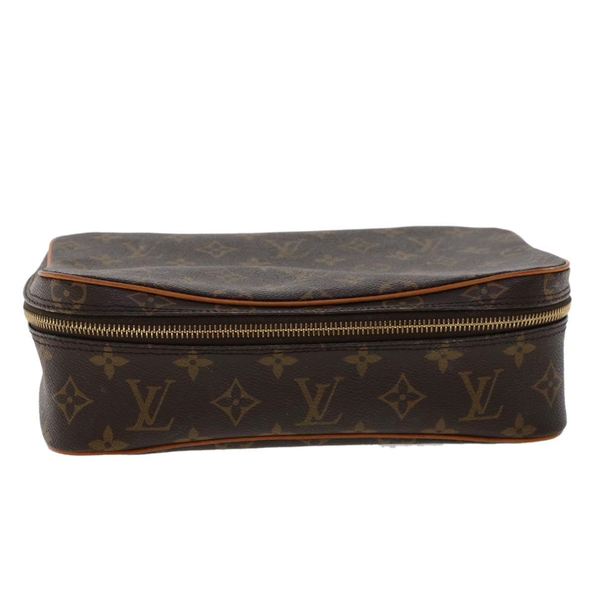 LOUIS VUITTON Monogram Trousse Boite Cosmetic Pouch M47640 LV 46715