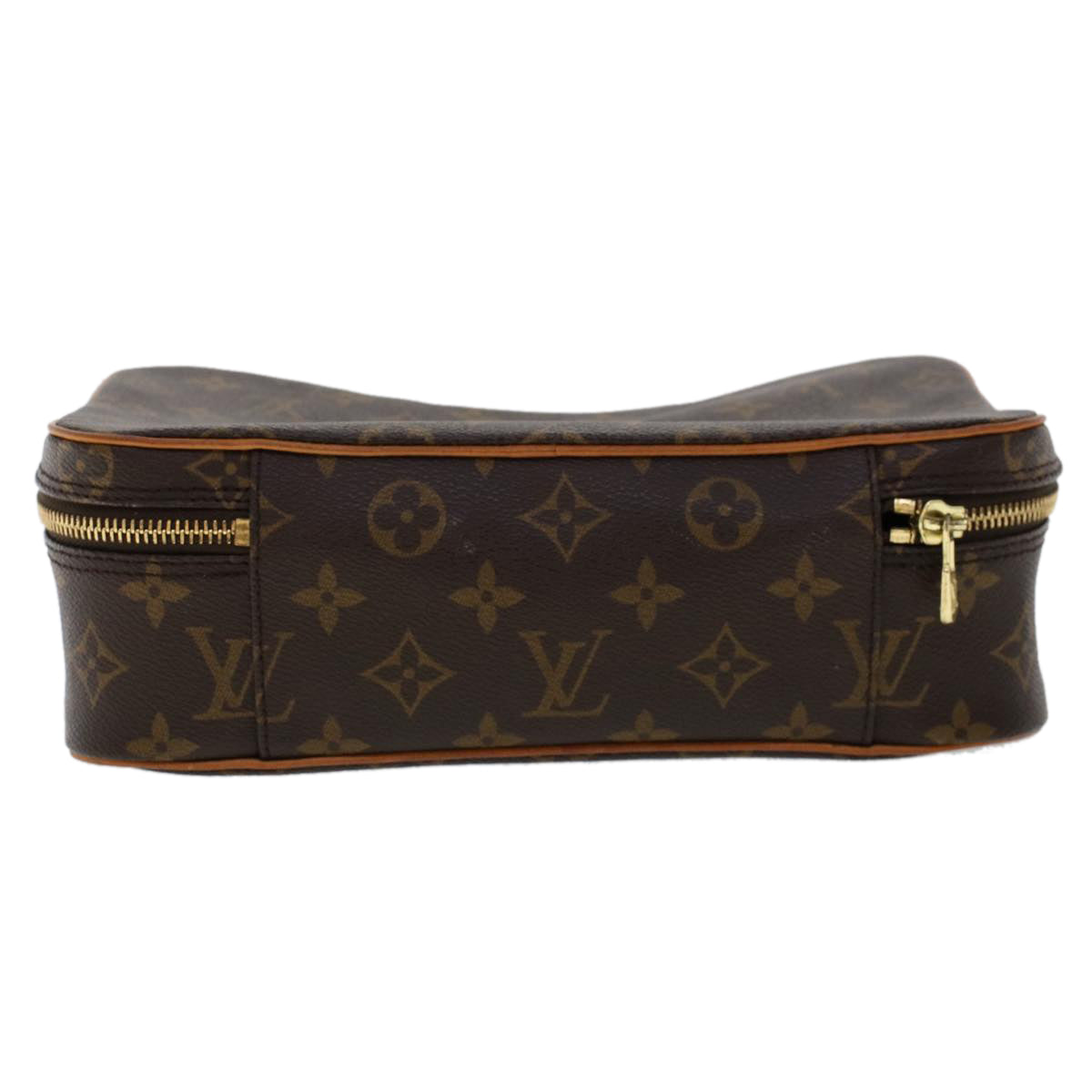 LOUIS VUITTON Monogram Trousse Boite Cosmetic Pouch M47640 LV 46715