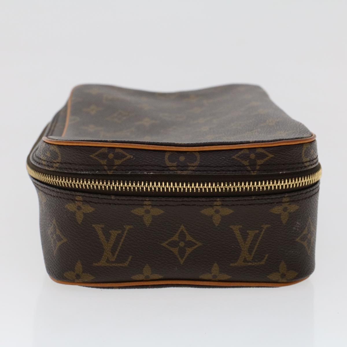 LOUIS VUITTON Monogram Trousse Boite Cosmetic Pouch M47640 LV 46715