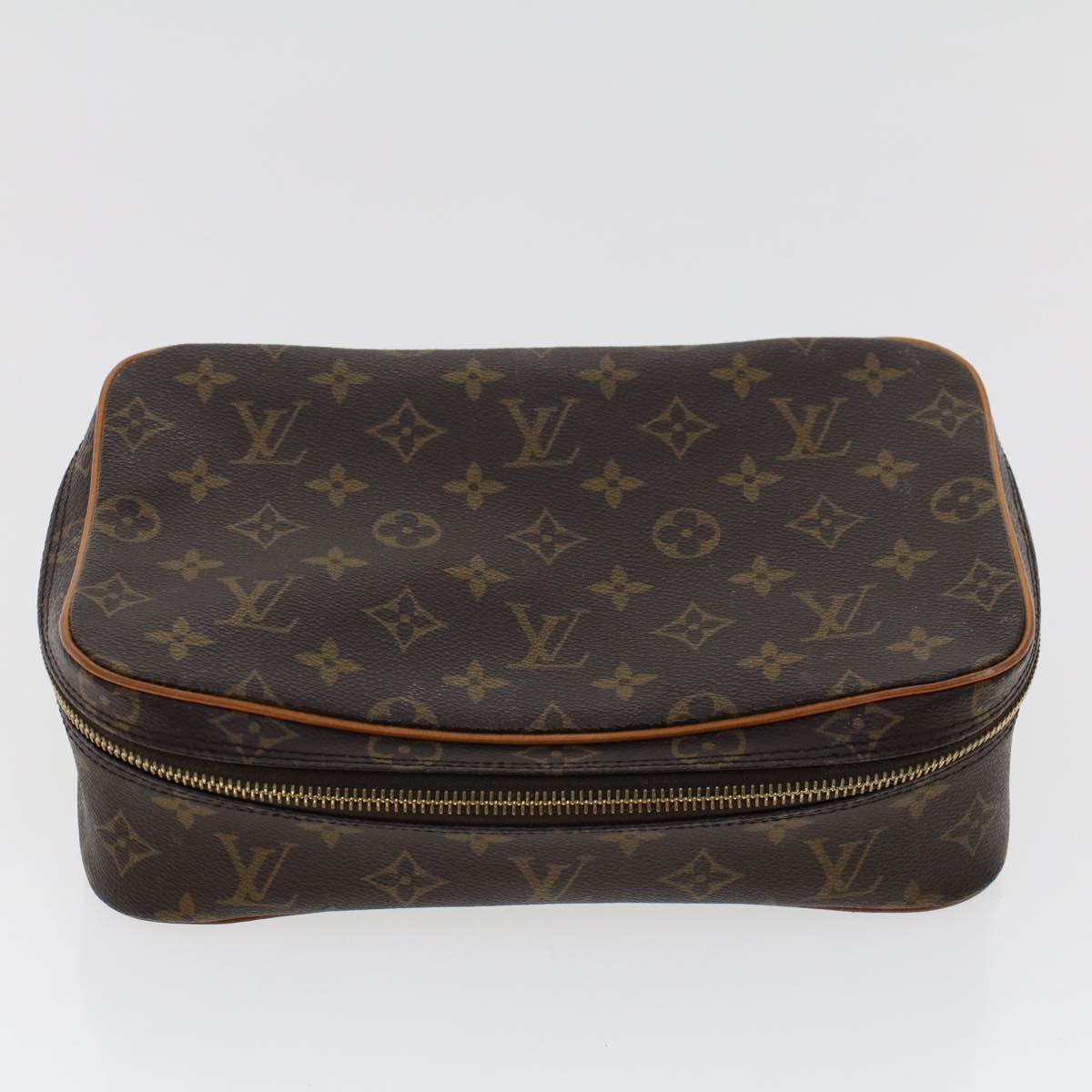 LOUIS VUITTON Monogram Trousse Boite Cosmetic Pouch M47640 LV 46715