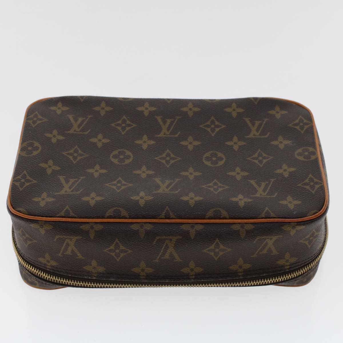 LOUIS VUITTON Monogram Trousse Boite Cosmetic Pouch M47640 LV 46715